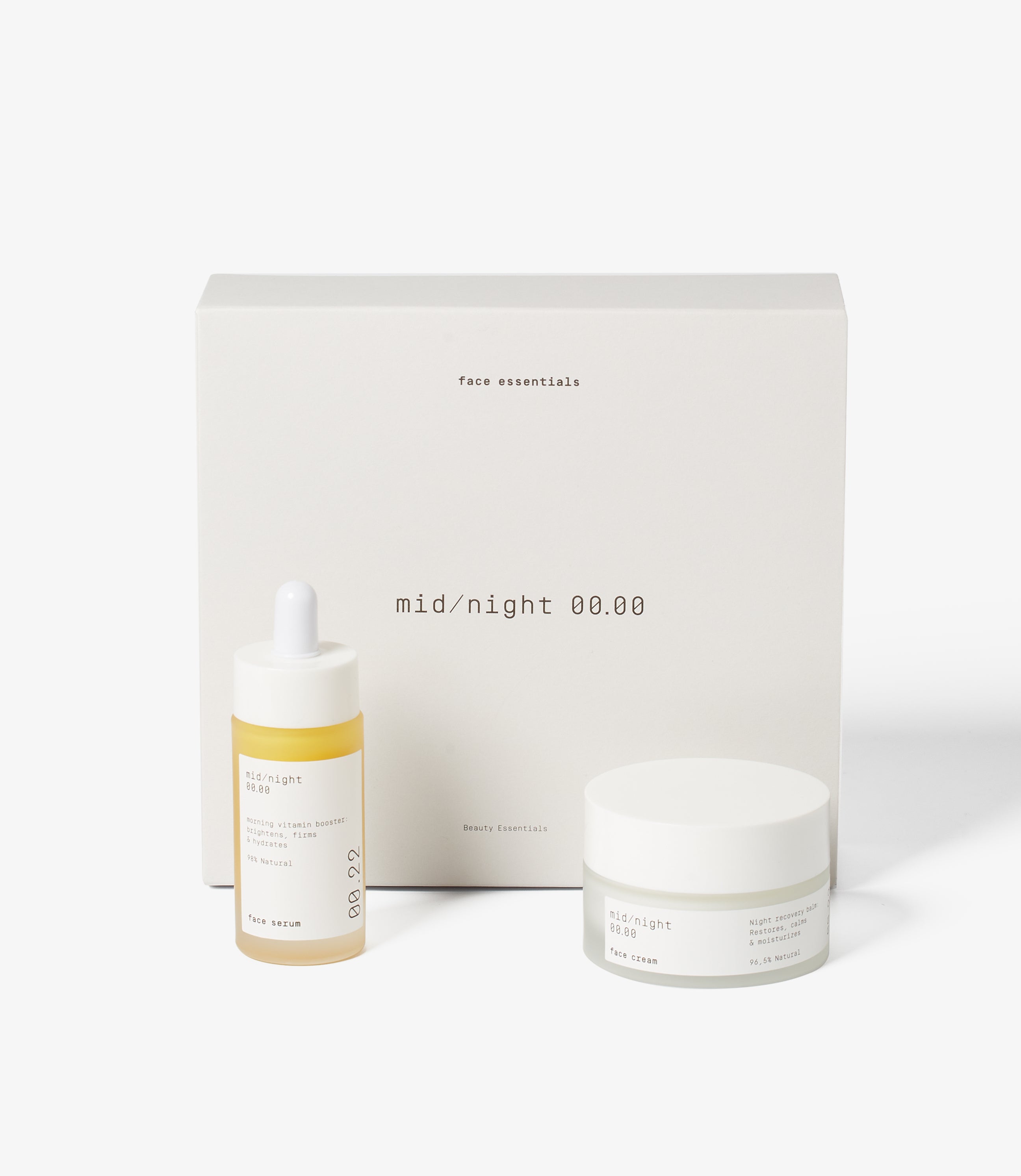 Face Essentials Set – mid/night 00.00